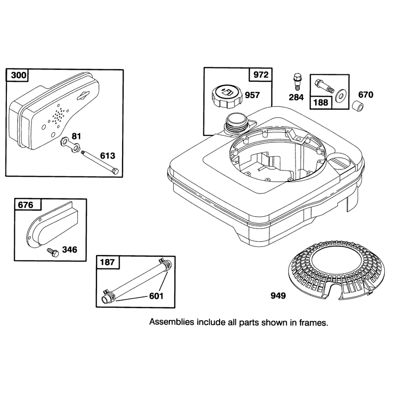 Engine Briggs and Stratton Model 127702-0131-01