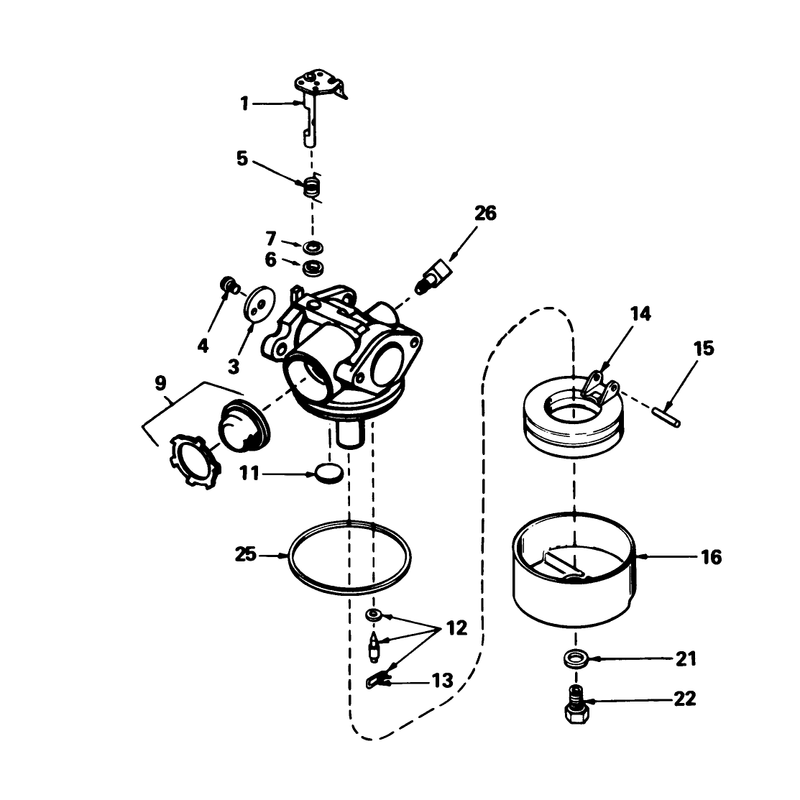 Carburetor No 632098