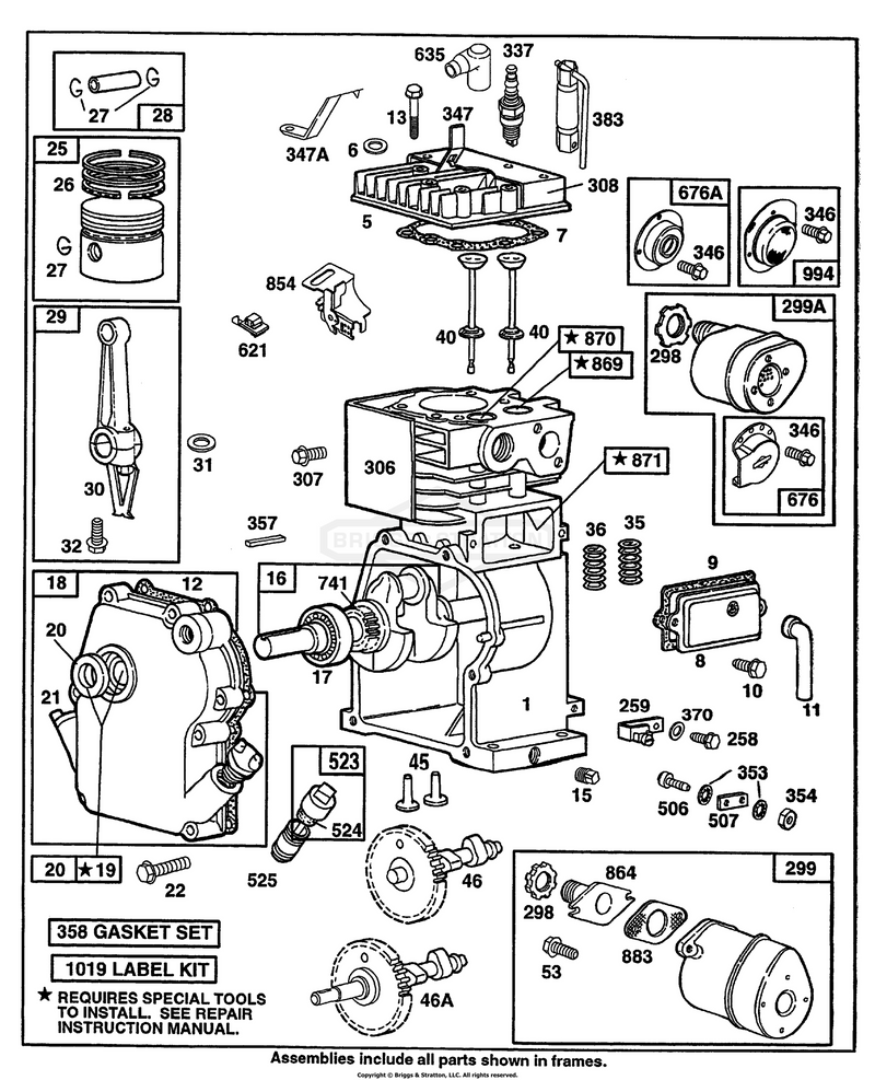 Cylinder,Crankcase,Mufflers