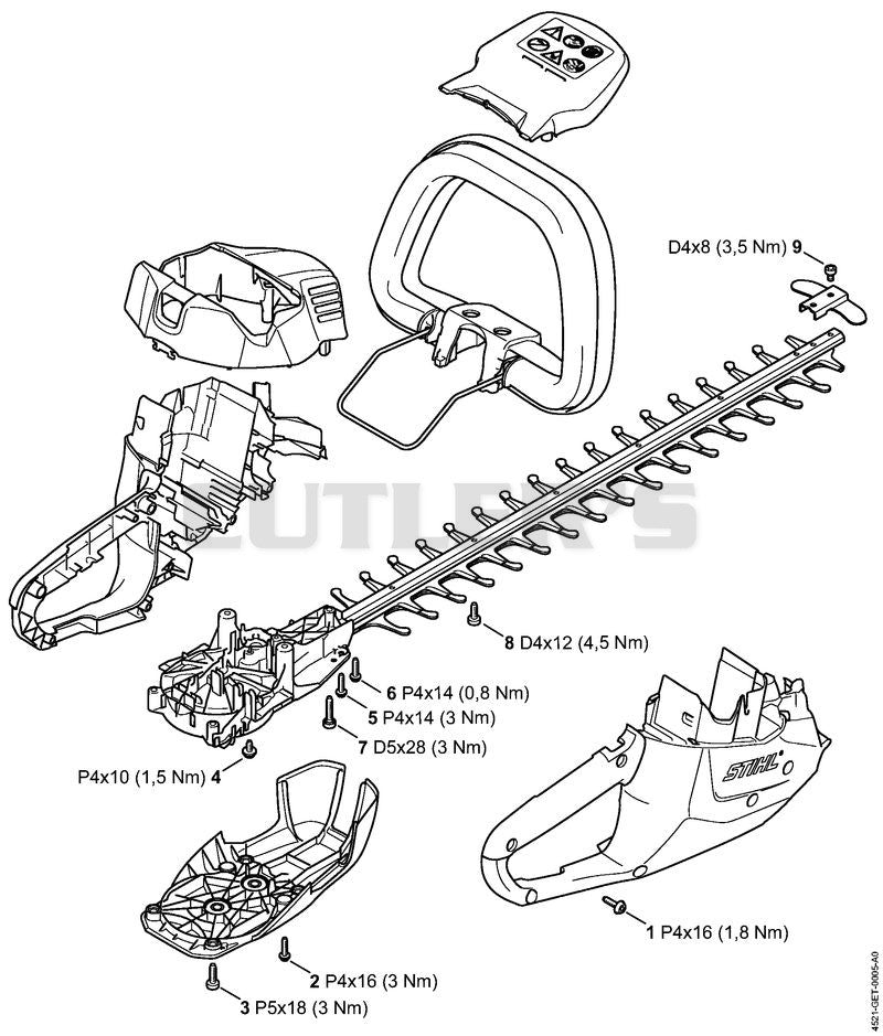 Tightening torques