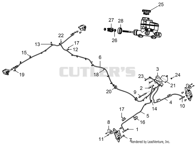 Brake Lines And Master Cylinder