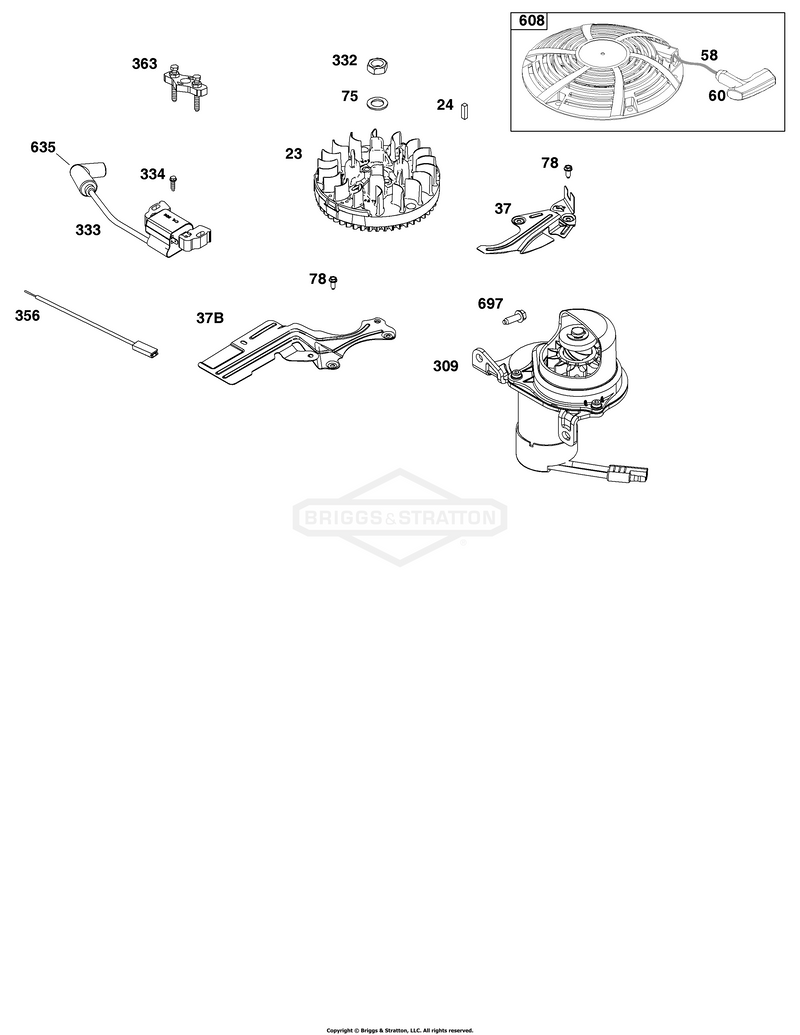 Flywheel, Ignition, and Starter Group