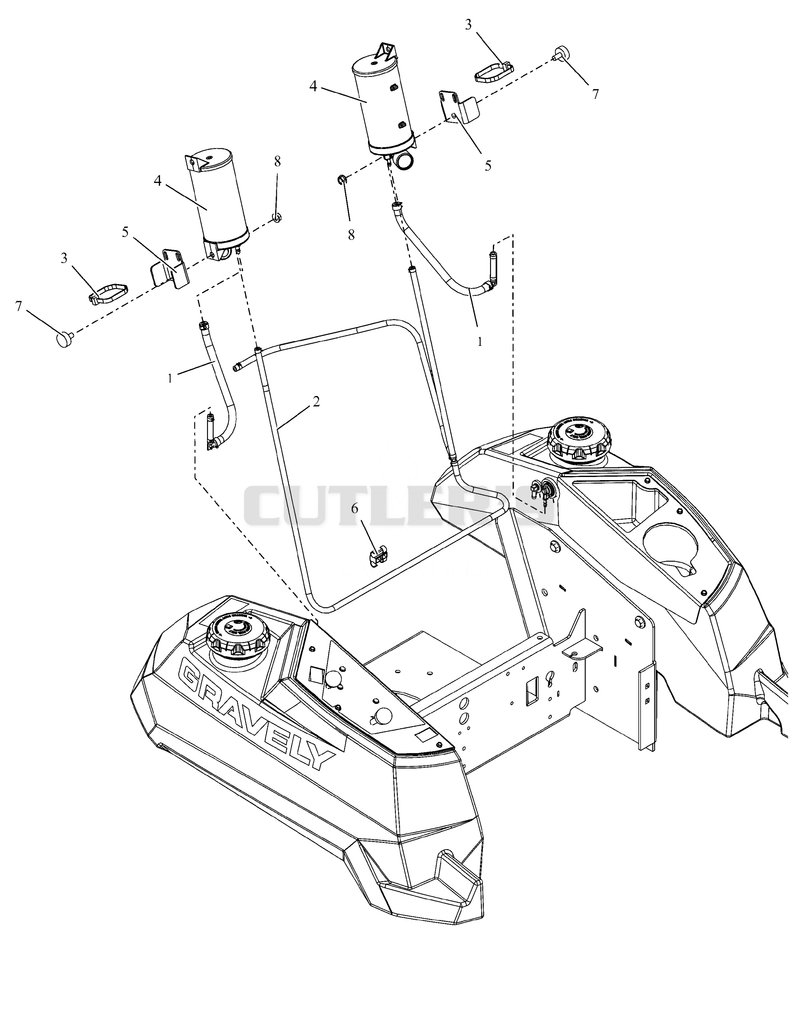 Fuel System - Kawasaki - CARB - Canister