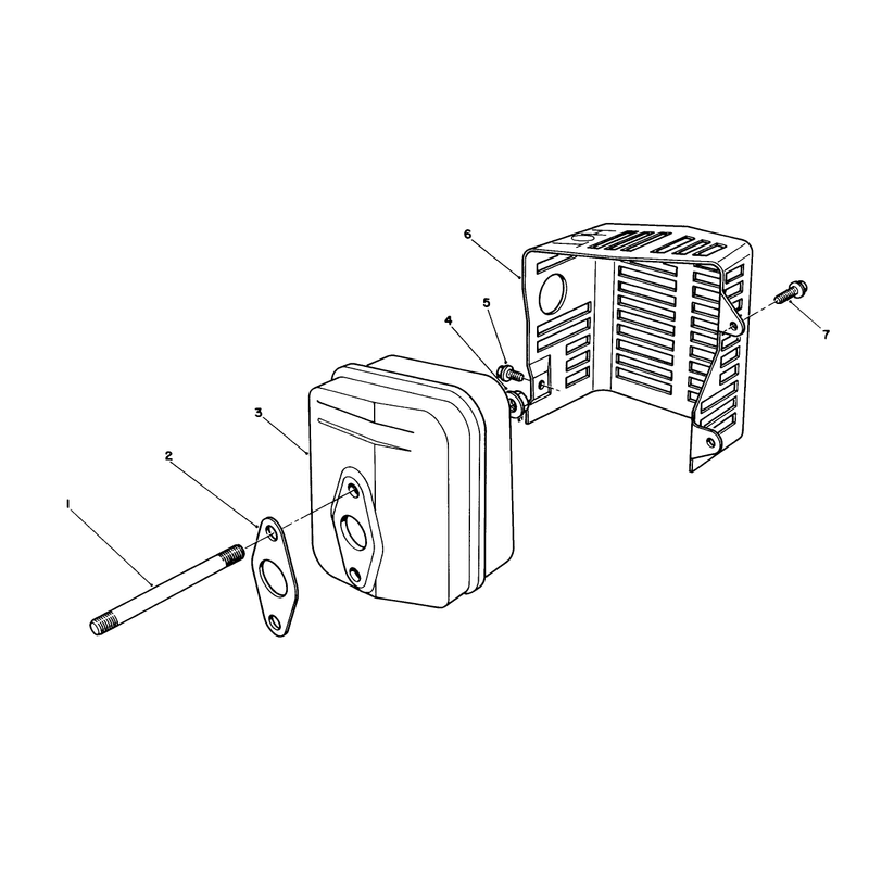 Muffler Assembly (model No. Vmh7)