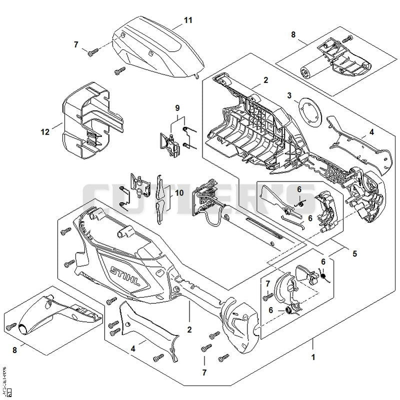 Handle housing