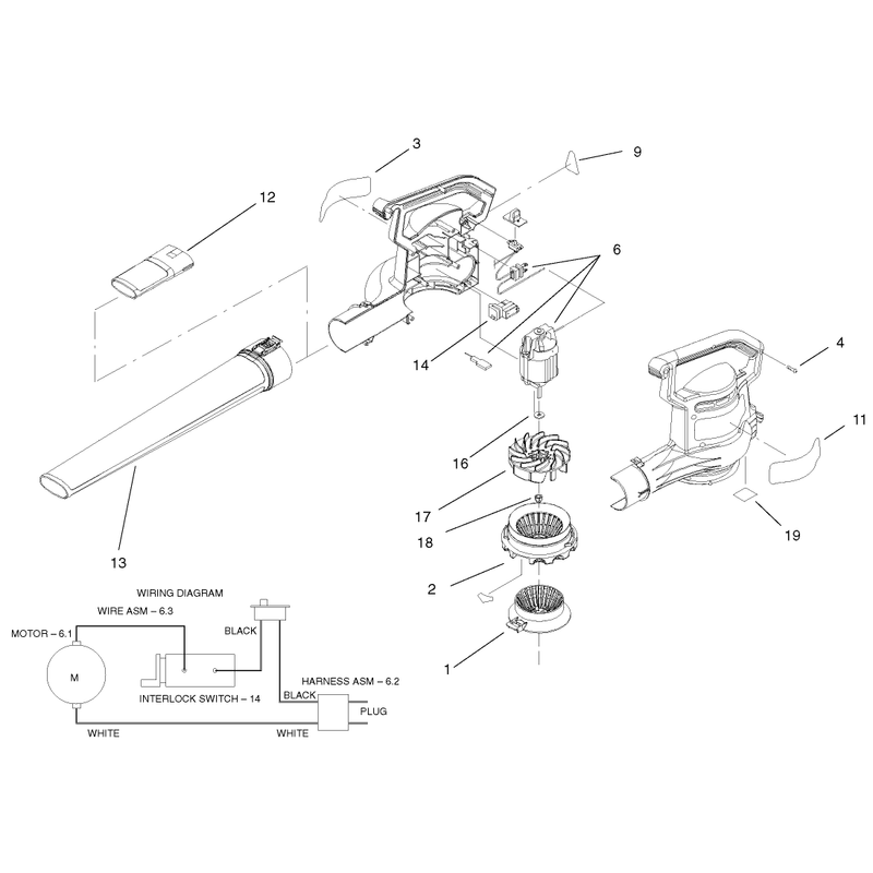 Blowervac Assembly