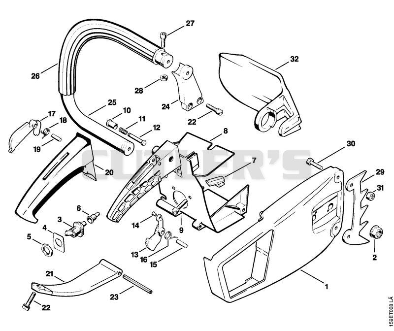 Chain sprocket cover, Shroud