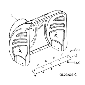 AUGER HOUSING AND IMPELLER