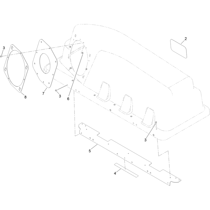 Bagger Hood Assembly No. 121-3215