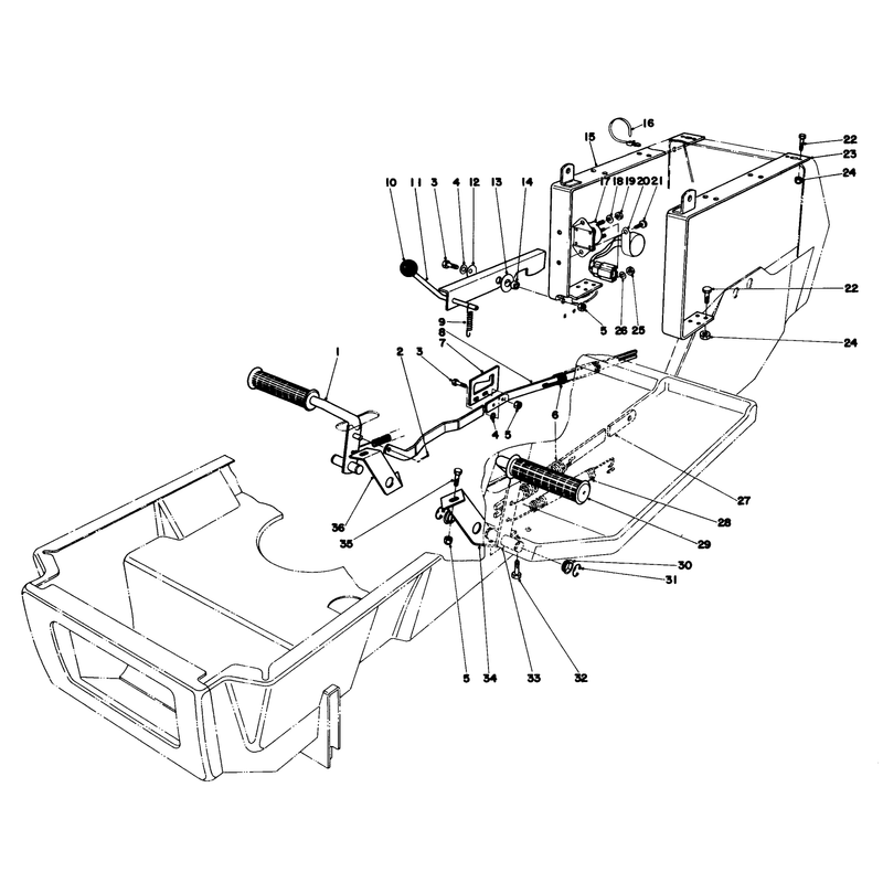 Brake & Clutch Pedal Assembly