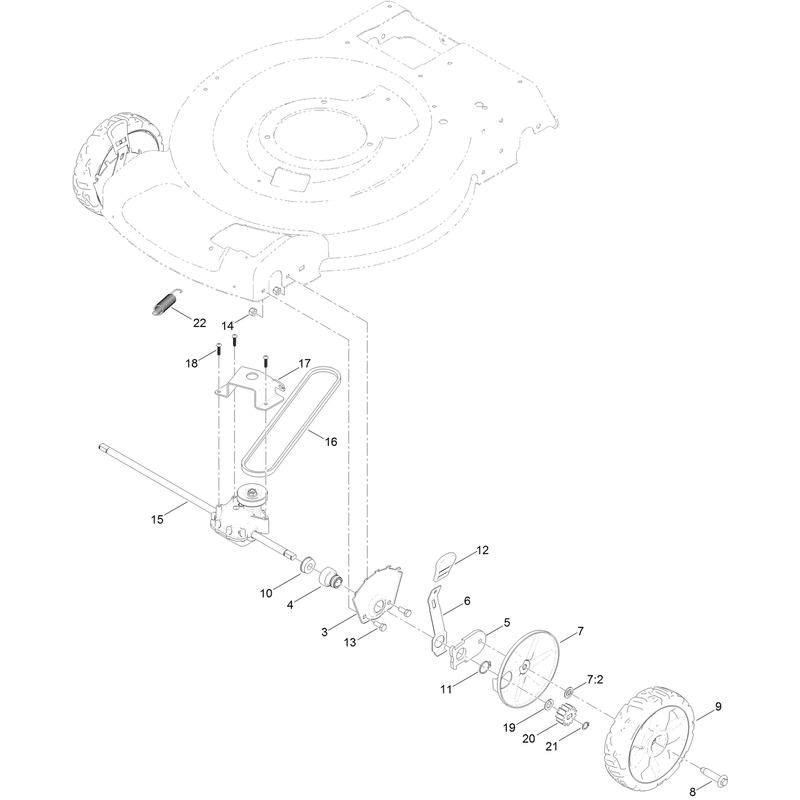 Transmission and Front Wheel Drive Assembly