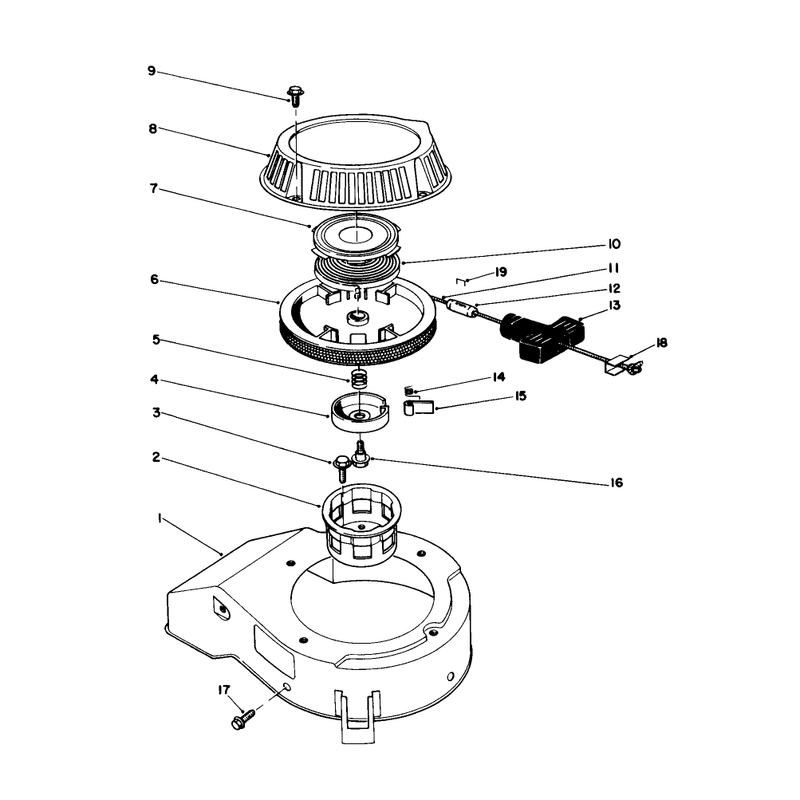 Recoil Assembly Model No 47pk9
