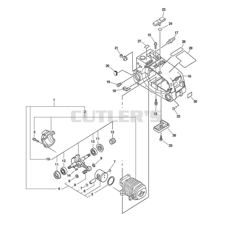 ENGINE,SHORT BLOCK, ENGINE COVER