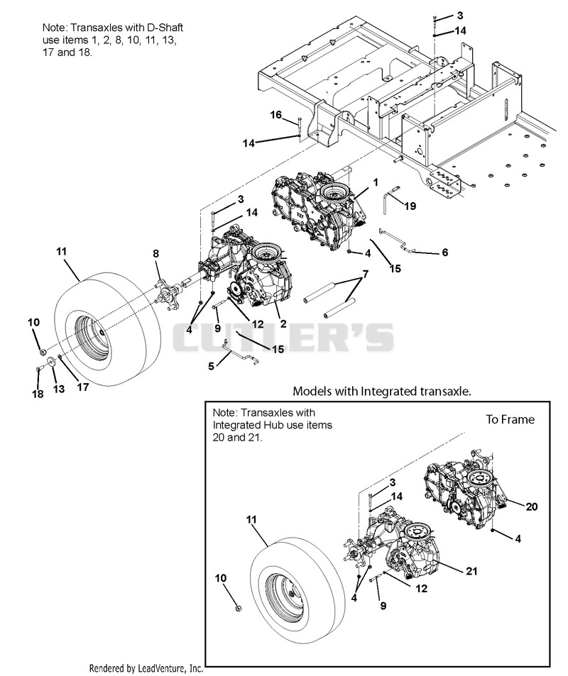 Transaxle, Dump Valves And Rear Wheels (2)