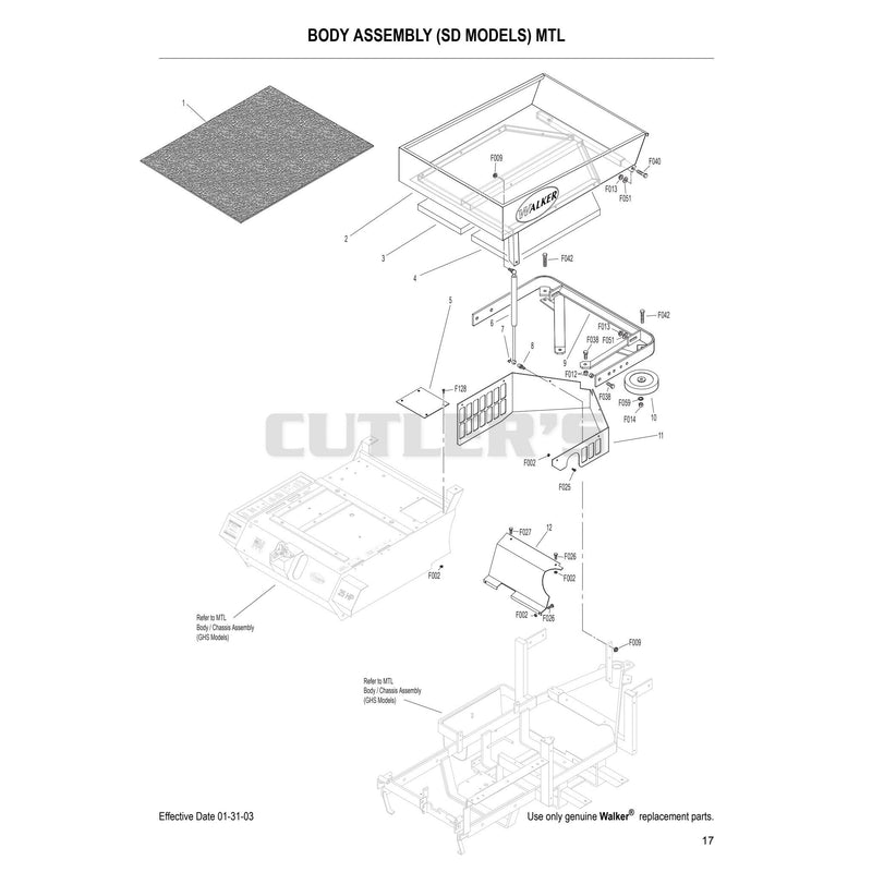Body Assembly SD Models MTL