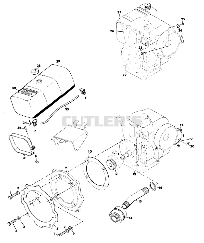 FUEL SYSTEM AND EXHAUST