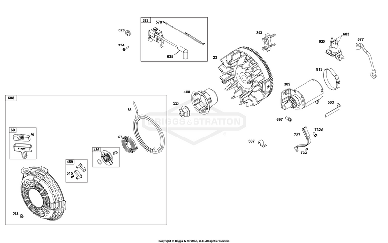 Flywheel, Ignition, and Starter Group