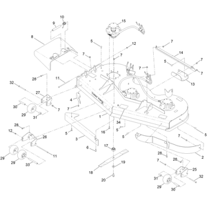 60 Inch Deck Assembly