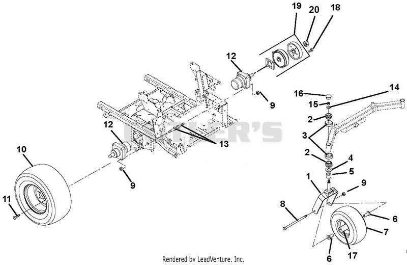 Wheel Motors, Tires, Brakes, & Front Forks