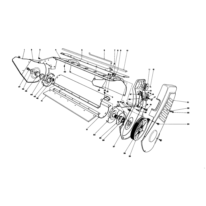 Lower Main Frame Assembly