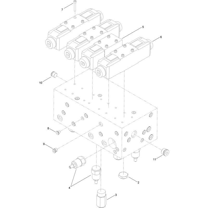 Hydraulic Manifold Assembly No ST50269