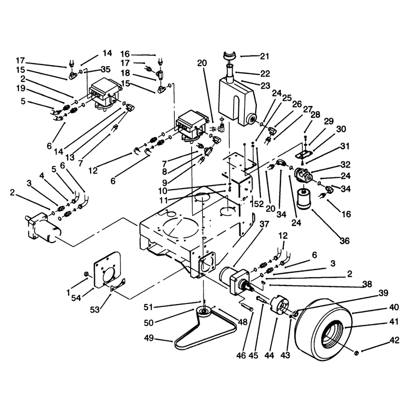 Wheel Assembly and Hydraulic Components