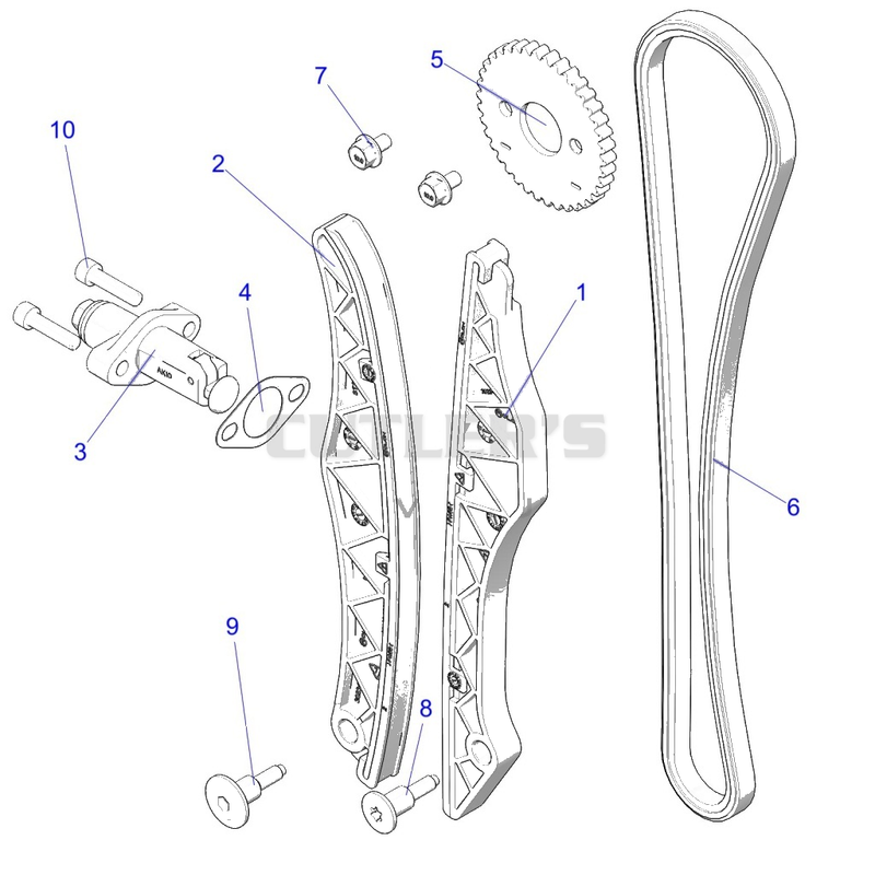 Engine, Cam Chain and Tensioner