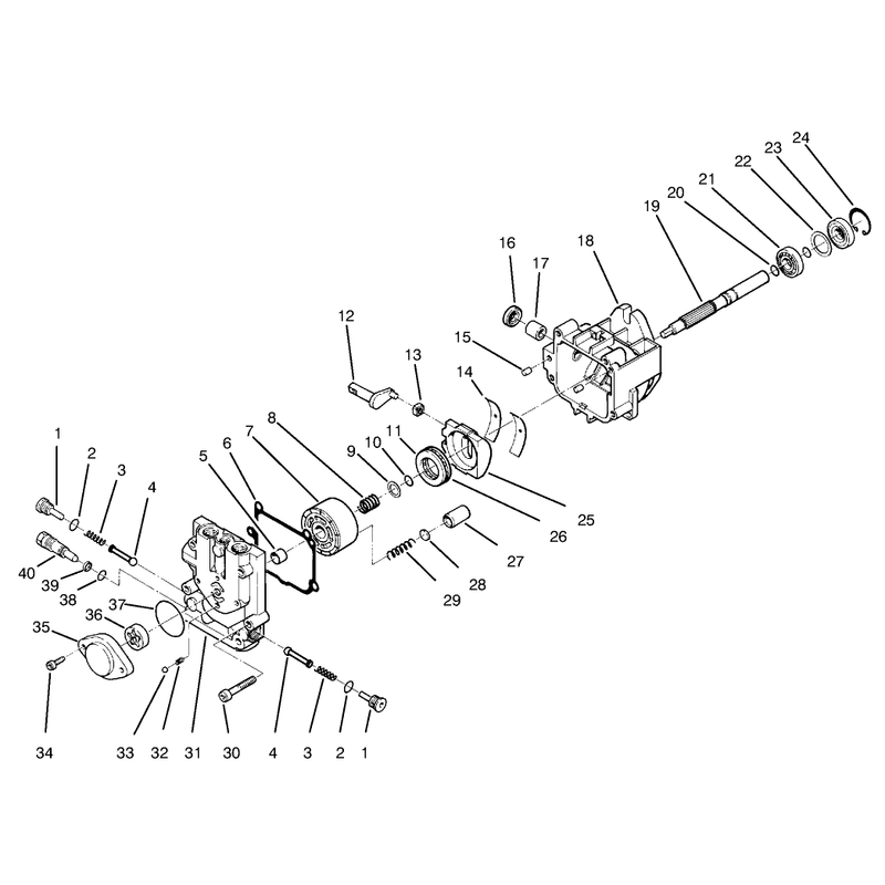 Hydraulic Pump Assembly No 98-1957