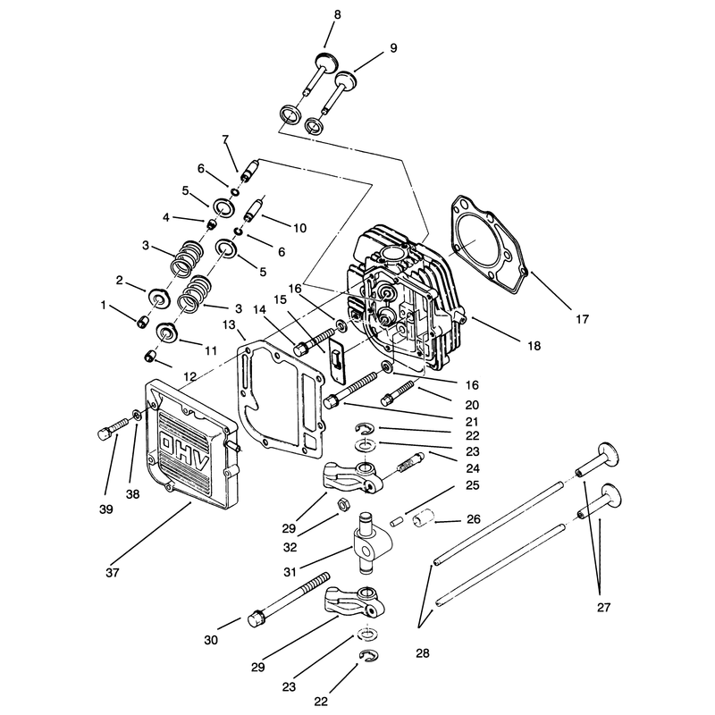 Cylinder Head and Valves Assembly