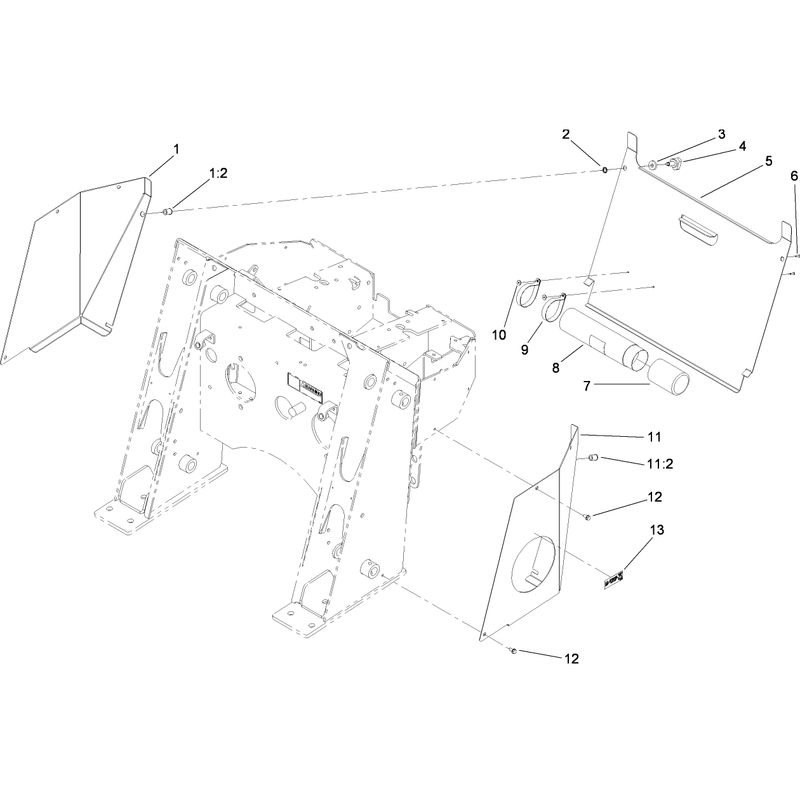 Rear Access Cover Assembly