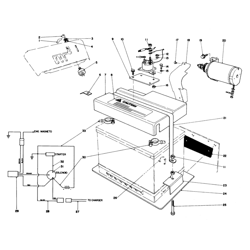 12 Volt Starting Motor Kit 37-4640