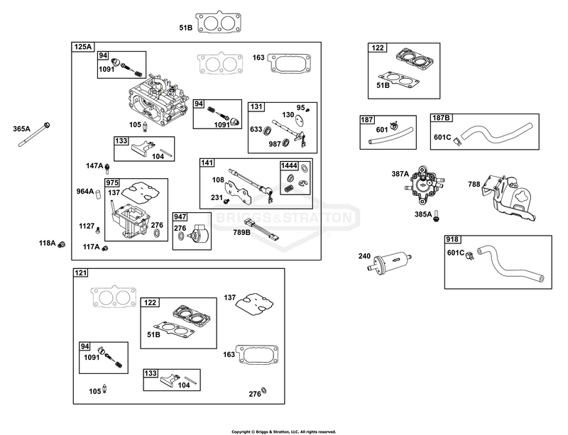 Carburetor and Fuel Supply Group