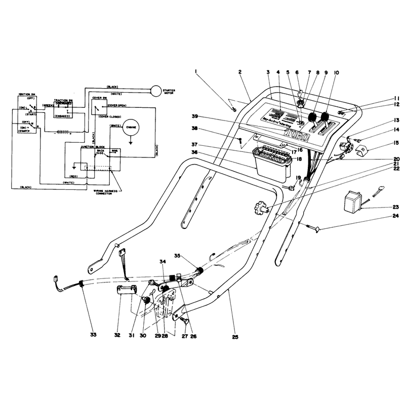 Handle Assembly Model No 20673