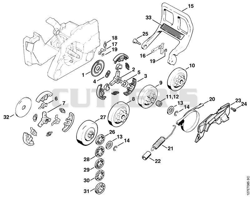 Clutch, Chain sprocket