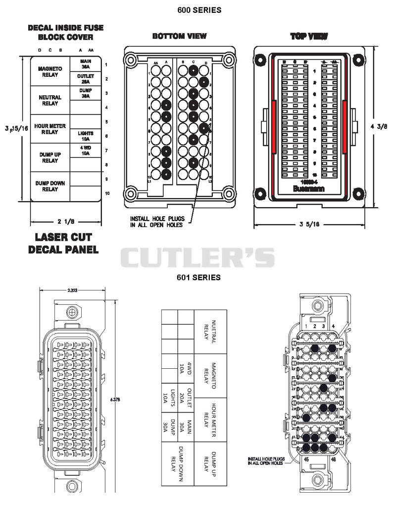 Main Harness Identification
