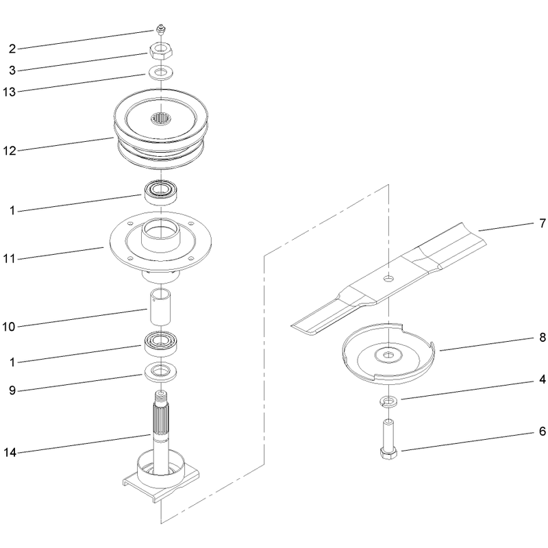 Spindle Housing Assembly No 67-7600
