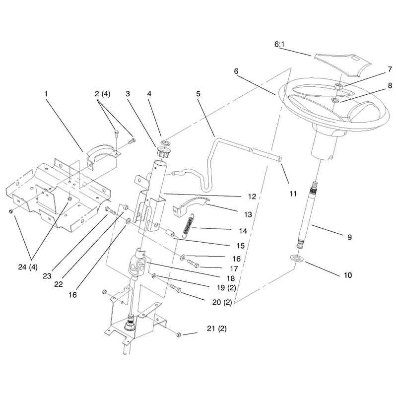 Steering Wheel and Tilt