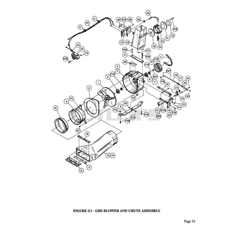 GHS Blower and Chute Assembly