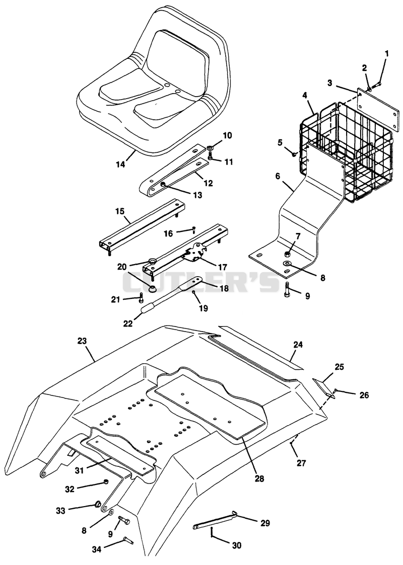 REAR DECK AND SEAT