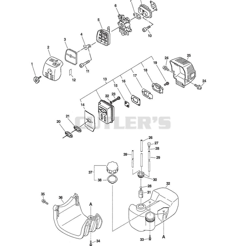 INTAKE, EXHAUST, FUEL SYSTEM, STAND