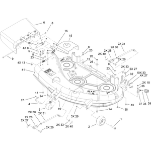 44in Deck Assembly