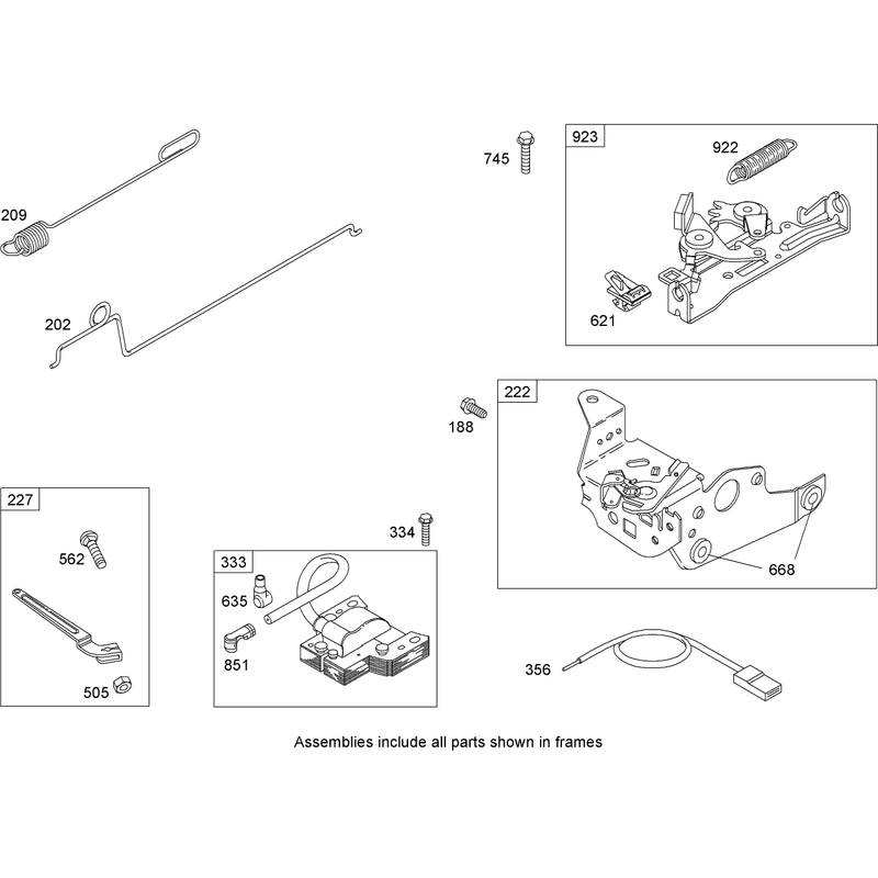 Governor Assembly Briggs and Stratton 12H802-2037-B1