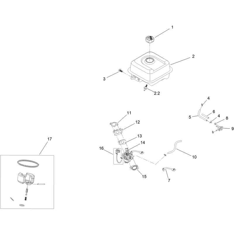 Fuel System and Carburetor Assembly