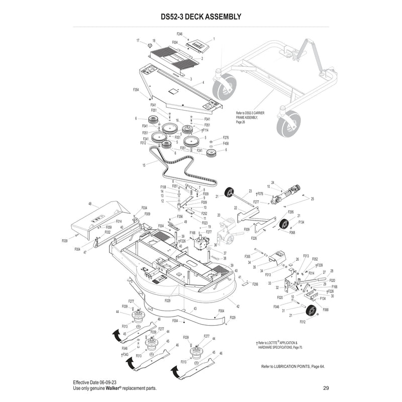 DS52-3 DECK ASSEMBLY