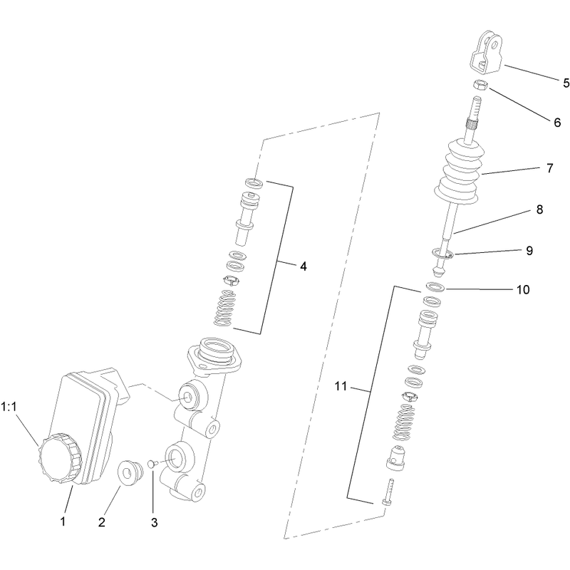 Master Cylinder Assembly No 104-6782