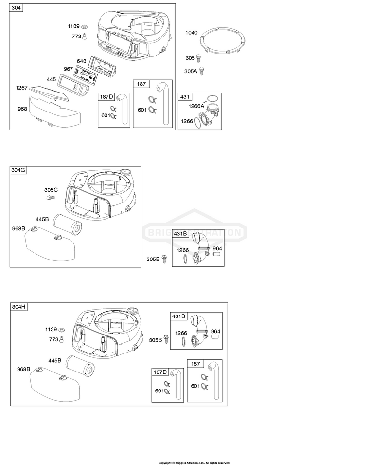 Air Cleaner, Blower Housing