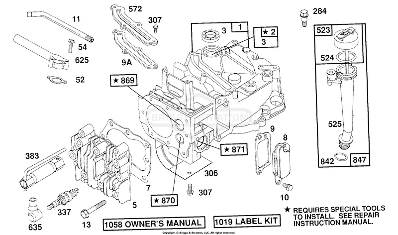 Cylinder,Cyl. Head,Oil Fill
