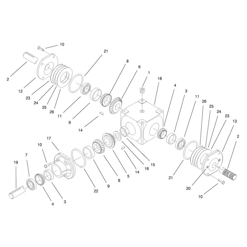 Gearcase Assembly No 100-5842