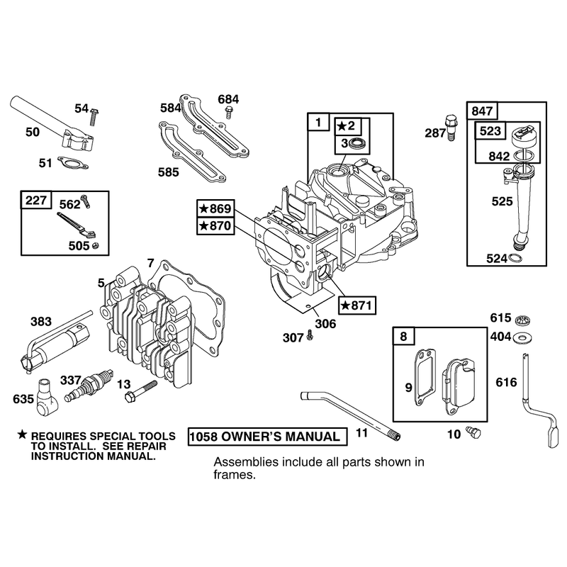 Engine Briggs and Stratton Model 12f802-1769-B1
