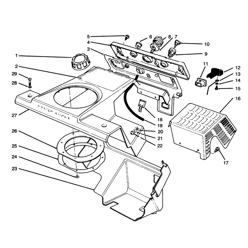Control Panel & Shrouding Assembly